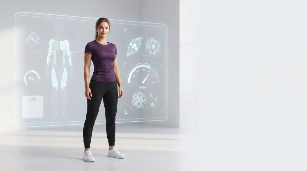 FFMI calculation showing lean body mass and height