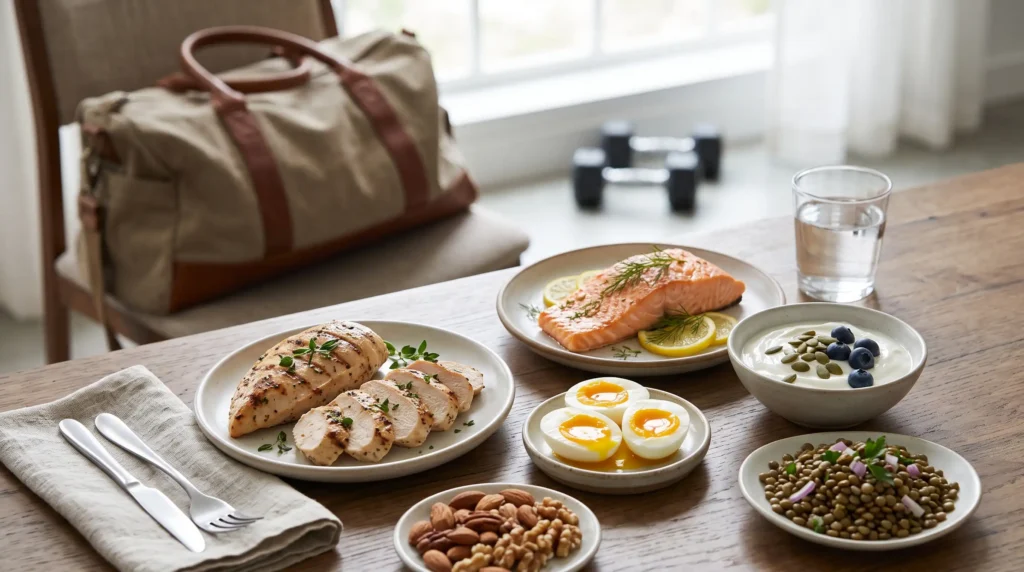 healthy calorie surplus meal for muscle gain