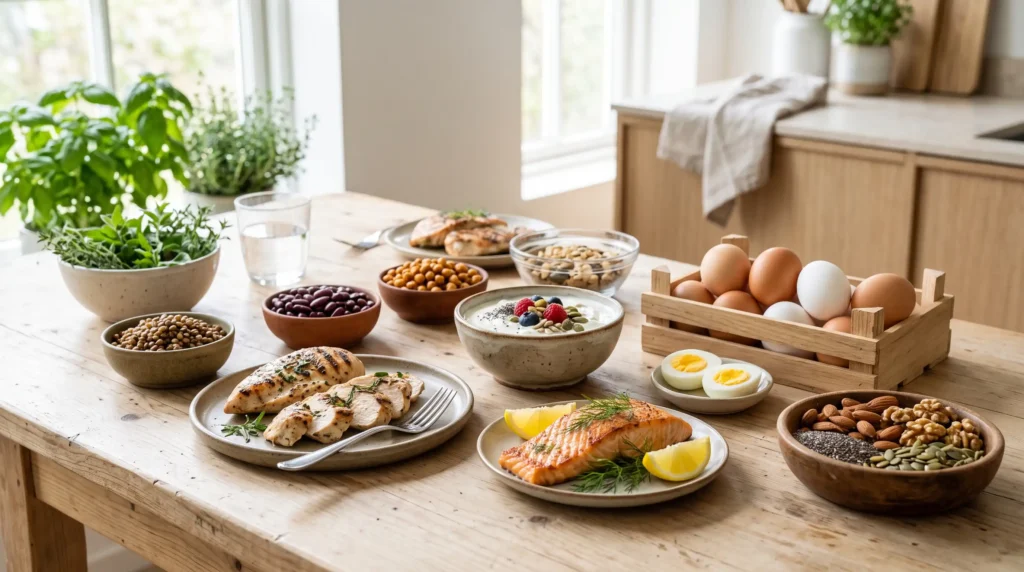 Protein-rich foods for a healthy balanced diet