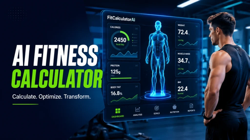 Best Fitness Tools for Beginners: Start Your Journey Flat lay fitness setup with smartphone fitness app, BMI calculator, smartwatch, dumbbells, water bottle, and notebook for beginners fitness tools article