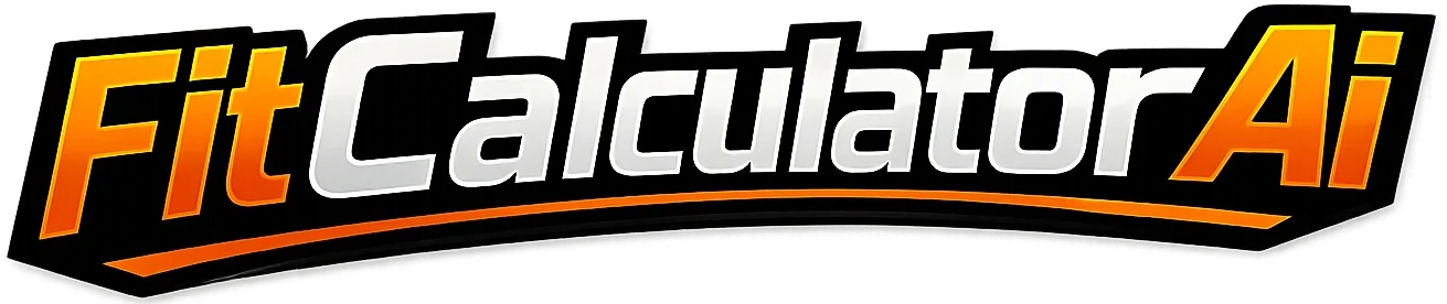 FitCalculatorAI logo – Free fitness and health calculator tools website
