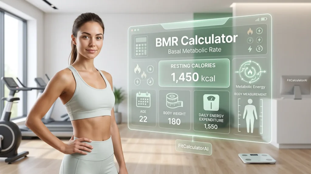 BMR Calculator showing basal metabolic rate and daily calorie needs