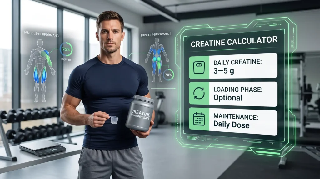 Creatine Calculator – Daily Creatine Dose Guide