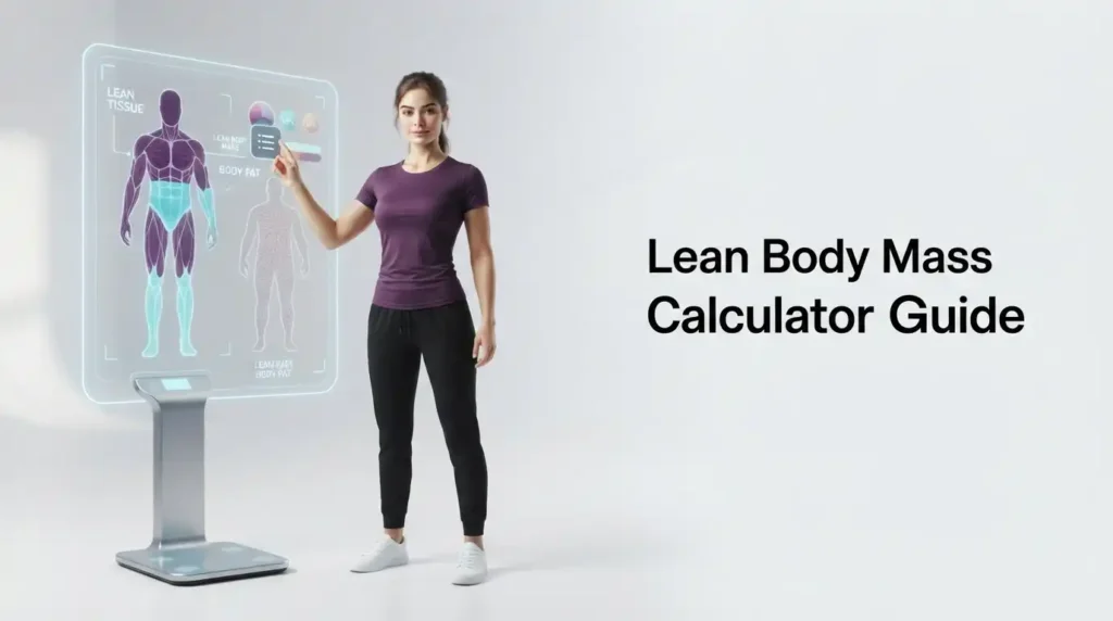 Lean Body Mass Calculator showing body composition and lean mass