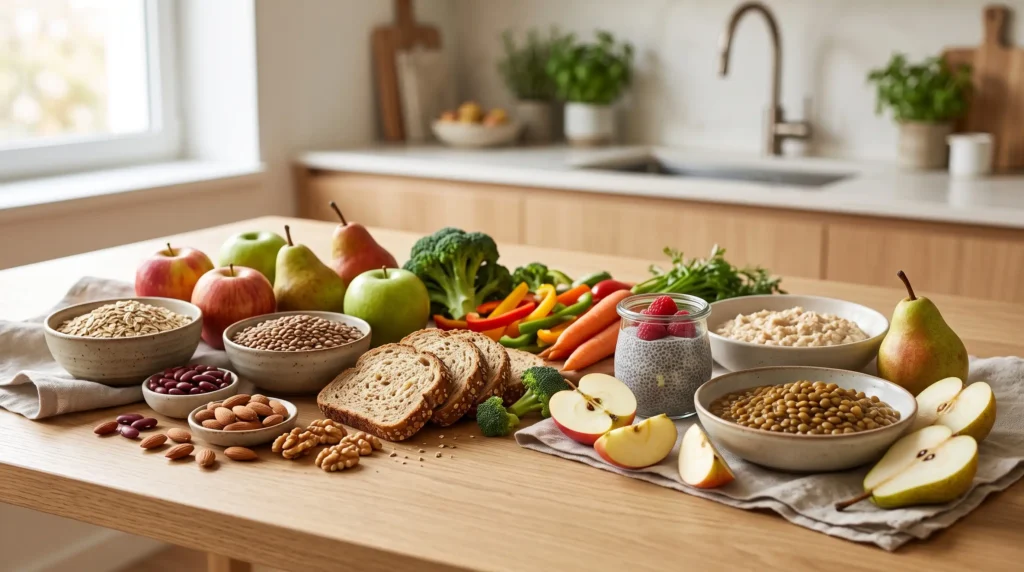 Soluble vs insoluble fiber food sources
